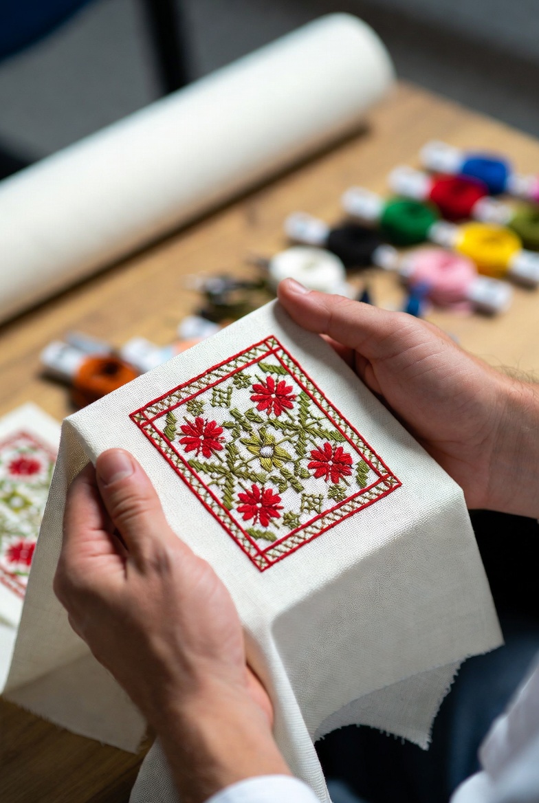 Custom embroidery decoration service